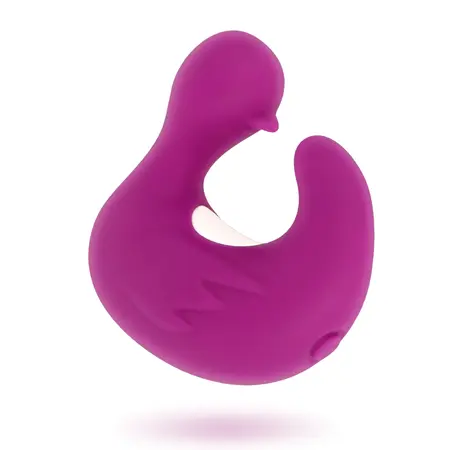 Coverme DUCKYMANIA Punjivi Silikonski Masažni Naprstak, Ljubičasta