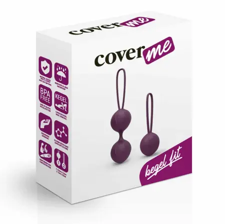 Coverme Ljubičasti Pelvic Trainer Kegel Fit - Silikonski Set za Trening Dna Karlice