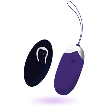 INTENSE Flippy II Vibrirajuće Jaje na Daljinski Upravljač, 12 Režima, USB, Ljubičasto, 70mm