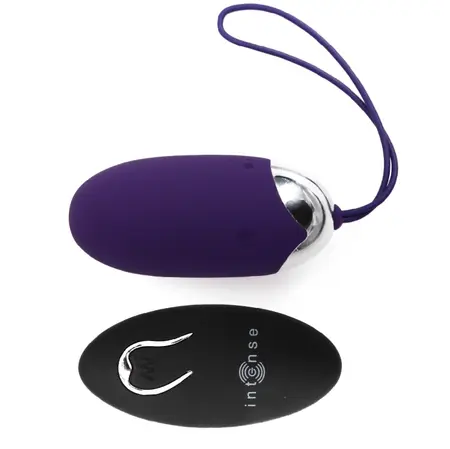INTENSE Flippy II Vibrirajuće Jaje na Daljinski Upravljač, 12 Režima, USB, Ljubičasto, 70mm