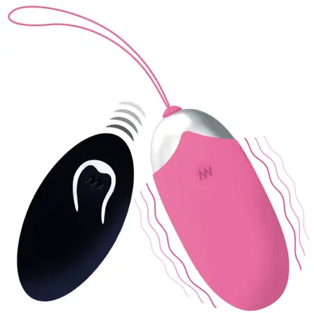 INTENSE Flippy II Vibrirajuće Jaje na Daljinski Upravljač Roze 12 Režima USB
