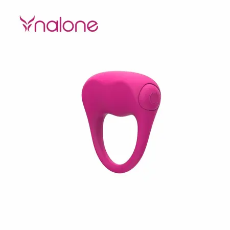 Nalone Vibrating Love Pink Silicone Intimate Ring Waterproof