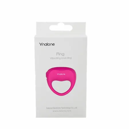 Nalone Vibrating Love Pink Silicone Intimate Ring Waterproof