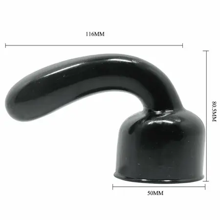 Baile Power Head - Interchangeabilni G-Spot Nastavak za Masažer, Crni