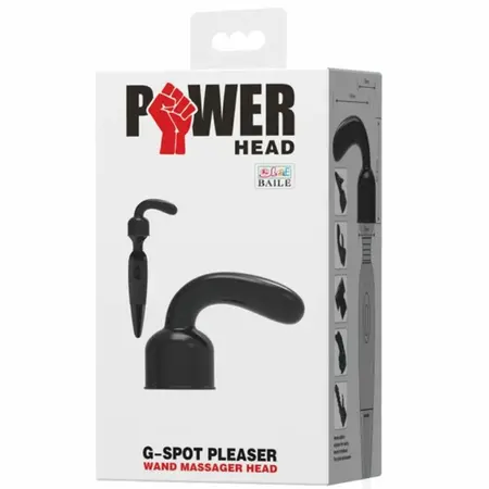 Baile Power Head - Interchangeabilni G-Spot Nastavak za Masažer, Crni