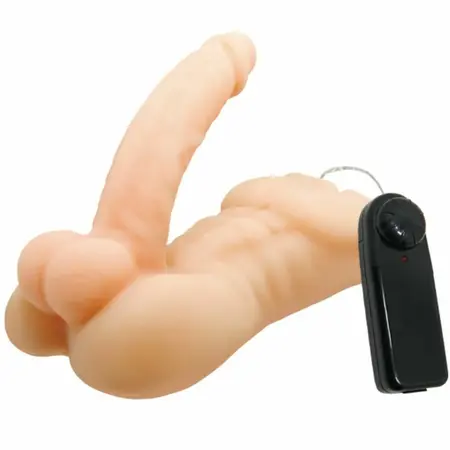 Baile Temptation Bigger Man Vibrating Torso Model, Multi-Speed, TPR/ABS