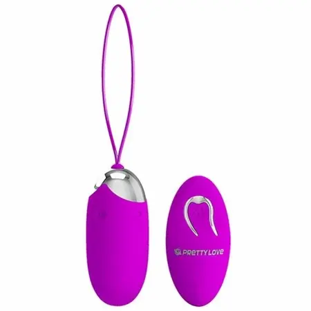 Pretty Love Berger 12-Režimski Daljinski Upravljivi Stimulator u Obliku Jajeta, Roze