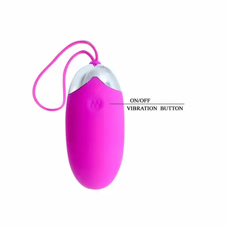 Pretty Love Berger 12-Režimski Daljinski Upravljivi Stimulator u Obliku Jajeta, Roze