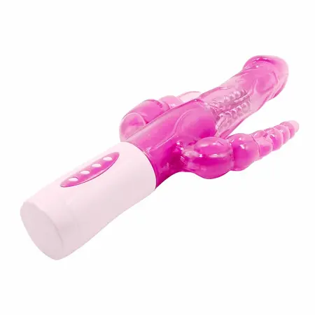 Baile Pretty Bunny Trostruki Rotator - Višezonski Vibracioni Sistem, Roze