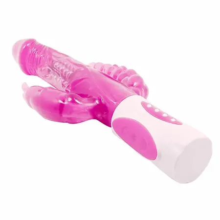Baile Pretty Bunny Trostruki Rotator - Višezonski Vibracioni Sistem, Roze