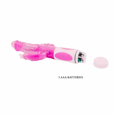 Baile Pretty Bunny Trostruki Rotator - Višezonski Vibracioni Sistem, Roze