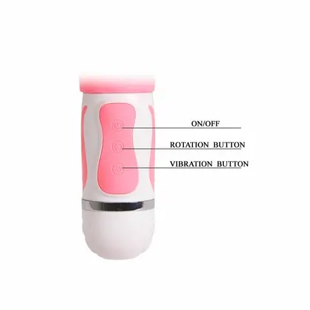 Pretty Love Smart Steven Pink Dual Stimulation System, 27 cm