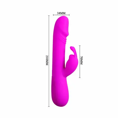 Pretty Love Clement Dual-Motor Intimate Machine with Flexible Rabbit Arm 21cm