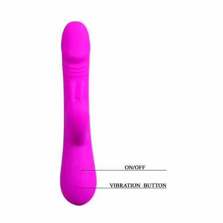 Pretty Love Clement Dual-Motor Intimate Machine with Flexible Rabbit Arm 21cm
