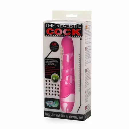 Baile The Realistic Series Roze 21,8 cm Višebrzinski Intimni Uređaj