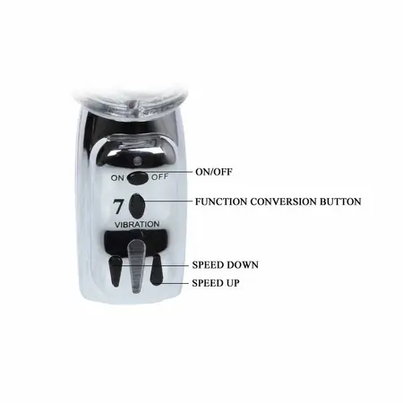 Baile Amour Missile Transparent Rotator 26.5cm Multi-Function Device