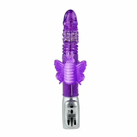 Baile Butterfly Tulip Rotator Up & Down Intimate Machine 29.5cm Pink