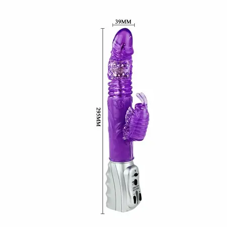 Baile Butterfly Tulip Rotator Up & Down Intimate Machine 29.5cm Pink