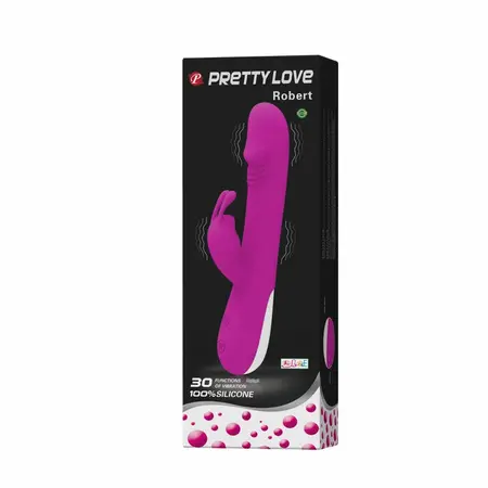 Pretty Love Robert Vibrirajući Uređaj sa Dva Motora, 30 Funkcija, Roze