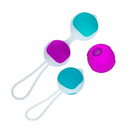 Pretty Love Flirtation Deluxe Kegel Set Kuglica Silikon 30g/40g Roze