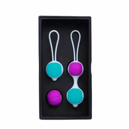 Pretty Love Flirtation Deluxe Kegel Set Kuglica Silikon 30g/40g Roze