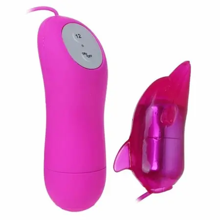 Baile Cute Secret Delfin Intimni Uređaj 12 Režima Ljubičasta ABS/TPR