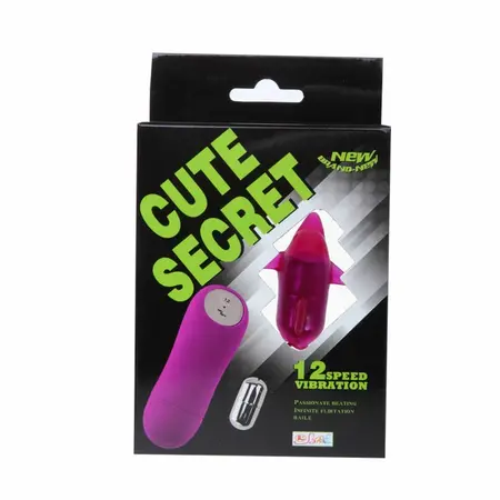 Baile Cute Secret Delfin Intimni Uređaj 12 Režima Ljubičasta ABS/TPR