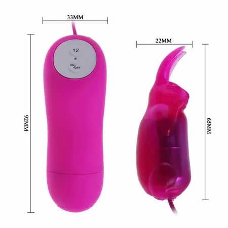 Baile Cute Secret Zeka Vibrator 12 Brzina Ljubičasta ABS/TPR Model Jaje