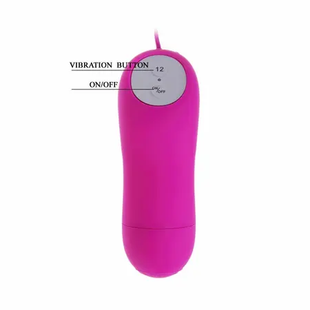 Baile Cute Secret Zeka Vibrator 12 Brzina Ljubičasta ABS/TPR Model Jaje