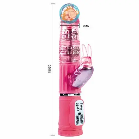 Baile Passion Rock Bunny Intimate Machine Rotator Pink 27 cm