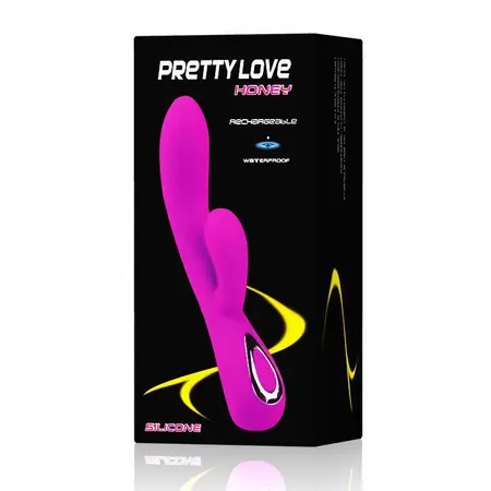 Pretty Love Smart Honey Intimni Vibrator Ljubičasta 18cm Dvomotorni Silikon