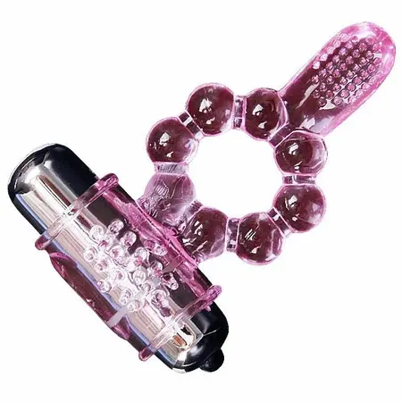 Baile Silicone Ring Pink - 10 Rhythm Intimate Vibration System