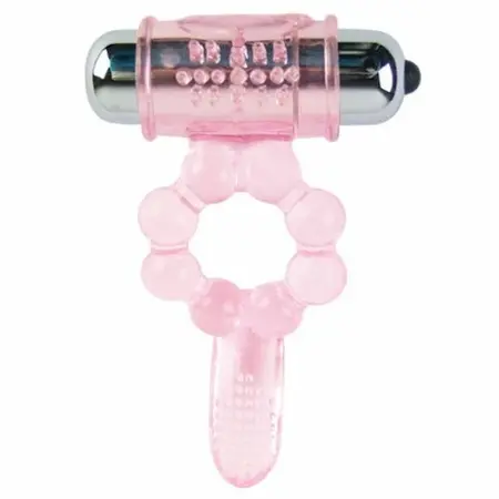 Baile Silicone Ring Pink - 10 Rhythm Intimate Vibration System