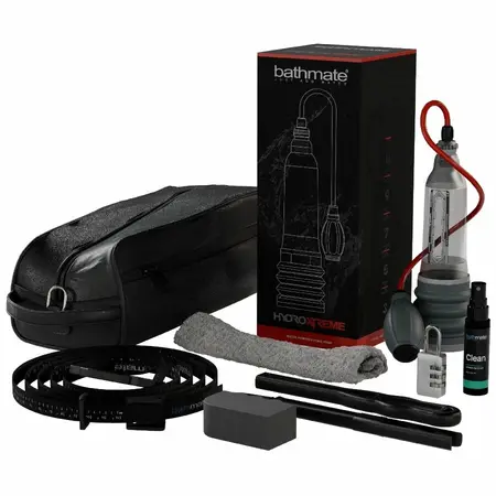 Bathmate HydroXtreme 6 Napredni Hidroterapijski Sistem sa Kompletom, Prozirni