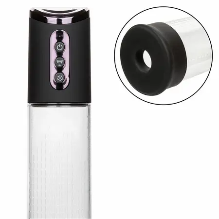 CalExotics Peak 4-Brzinski Punjivi Intimni Pumpni Sistem, Crni