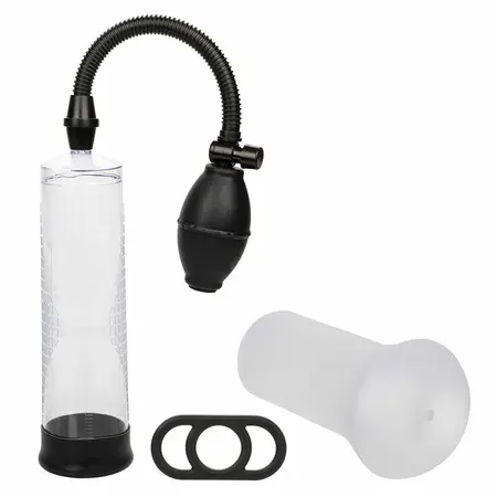 CalExotics Peak Stimulating Wave Intimate Pump Kit with Enhancer Ring