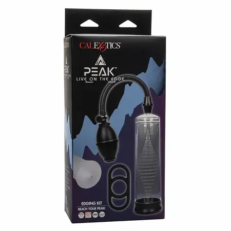CalExotics Peak Stimulating Wave Intimate Pump Kit with Enhancer Ring