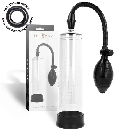 Intense Prozirna Pumpa 02 - Precizni Vakuum Sistem, 20cm, ABS i Silikon