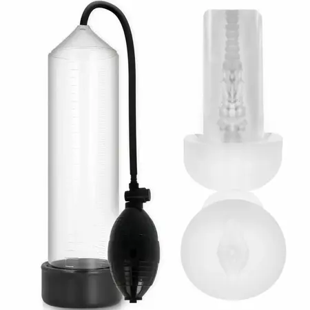 Pump Addicted RX3 Transparent Vacuum Enhancement System with Sleeve