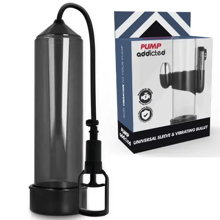 Pump Addicted RX7 Crni Vakuum Sistem sa Vibracionom Funkcijom 24cm