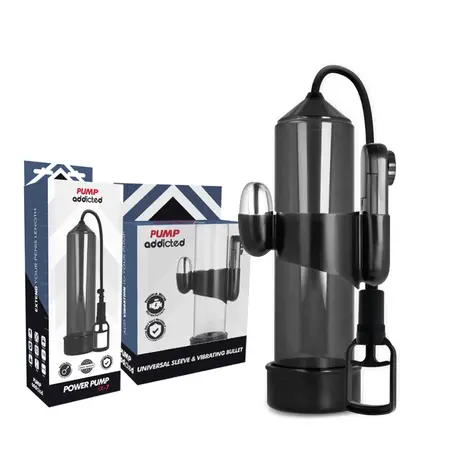 Pump Addicted RX7 Crni Vakuum Sistem sa Vibracionom Funkcijom 24cm