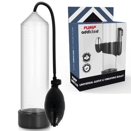 Pump Addicted RX3 Transparent Vacuum System with Vibration 23cm