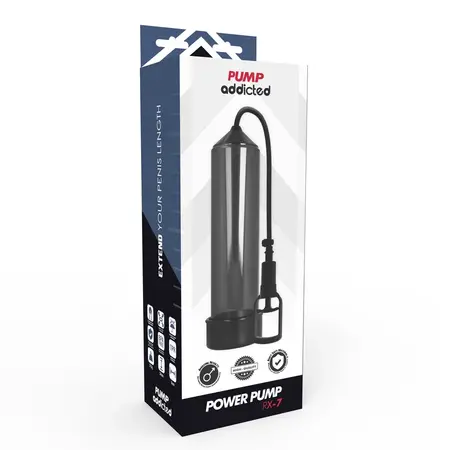 Pump Addicted RX7 Crni Vakuum Fitnes Uređaj 24cm ABS Silikon