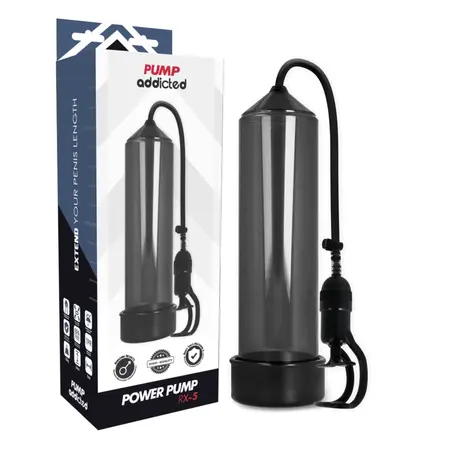 Pump Addicted RX5 Crni Vakuum Sistem za Poboljšanje 23cm ABS Silikon