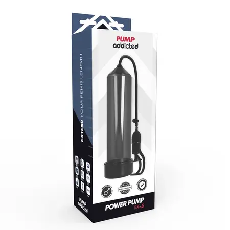 Pump Addicted RX5 Crni Vakuum Sistem za Poboljšanje 23cm ABS Silikon