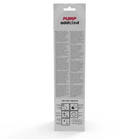Pump Addicted RX3 Crni Vakuum Trener ABS Silikon 23cm Vodootporan