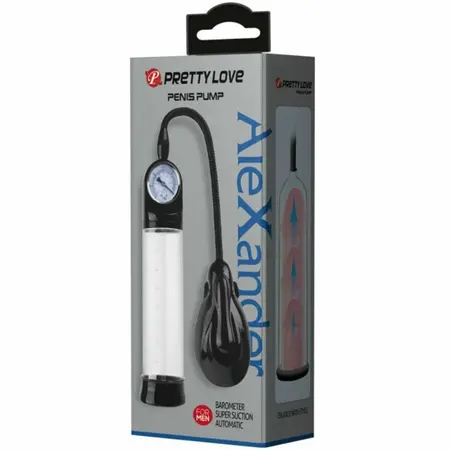 Pretty Love Alexander Automatic Vacuum System with Pressure Gauge Black