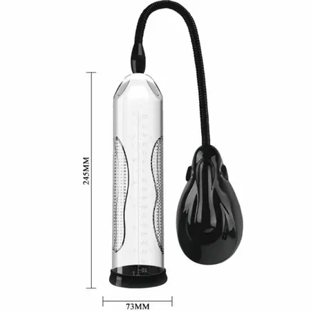 Pretty Love Alexander Automatic Pump - Transparent, Graduated Scale, 3AAA