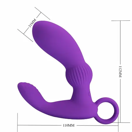 Pretty Love Cayla Lila Bežični Silikonski Analni Vibrator sa Daljinskim Upravljanjem