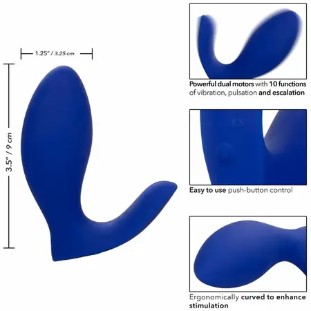 CalExotics Admiral Blue Intimate Wellness Prostate Motion Device 9 cm